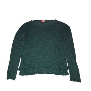 H&M Green Divided Green Sweater w Pockets : Size S
